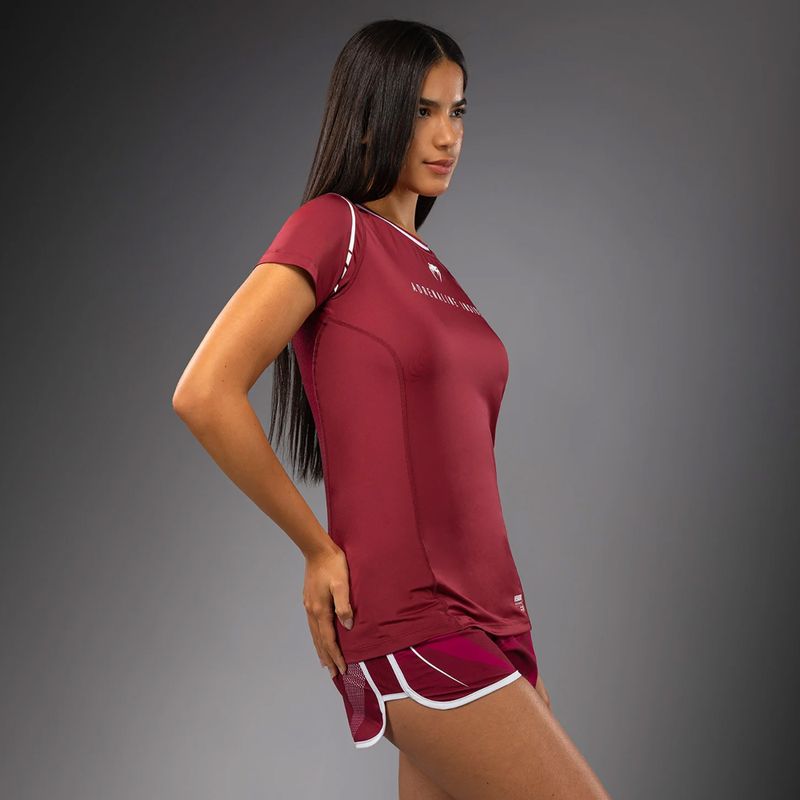 Koszulka damska Venum Adrenaline Dry-Tech burgundy/pink 4