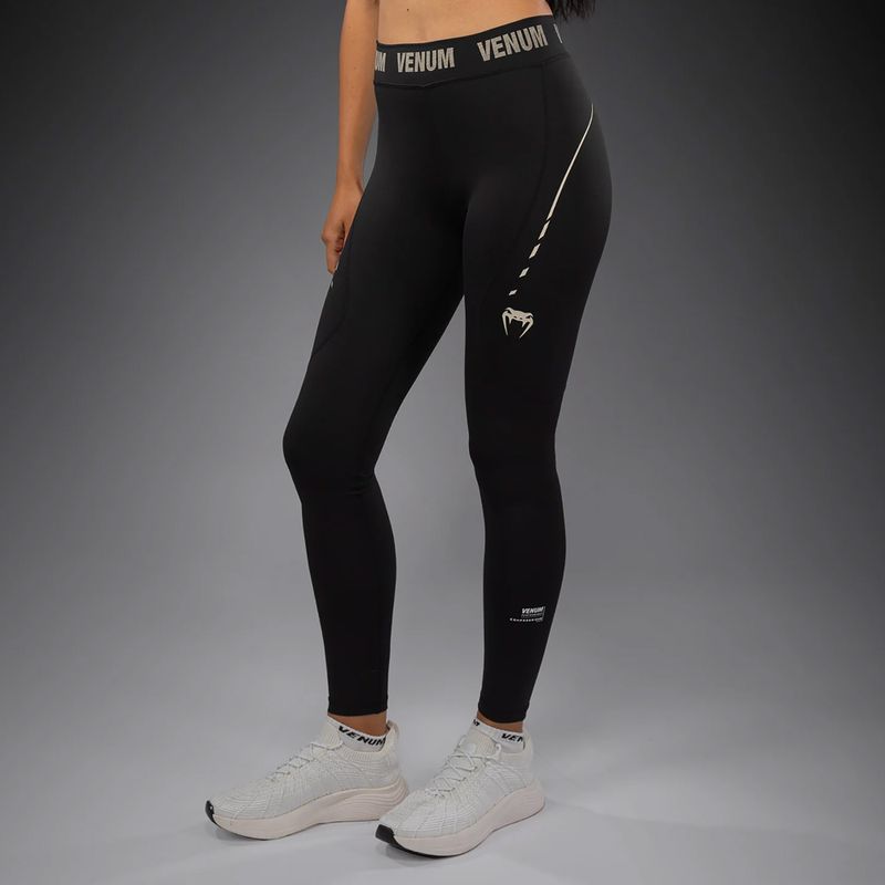 Leggisy treningowe damskie Venum Adrenaline black/ivory 4