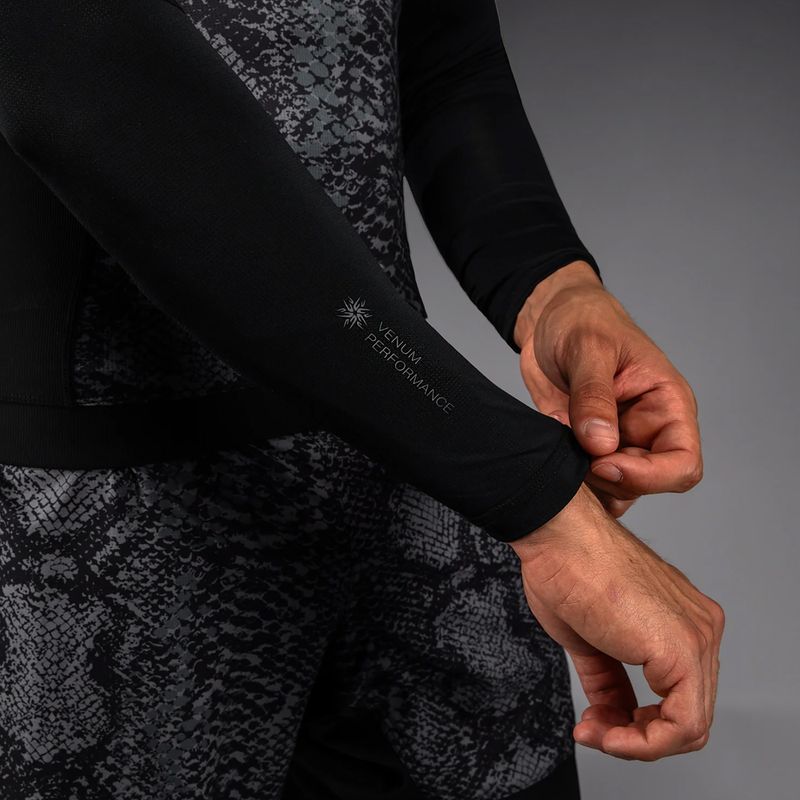 Rashguard longsleeve męski Venum G-Fit Scales Rashguard black/charcoal grey 6