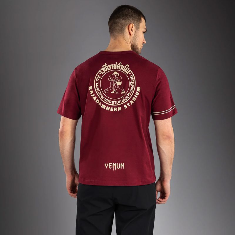 Koszulka męska Venum x Rajadamnern burgundy 4