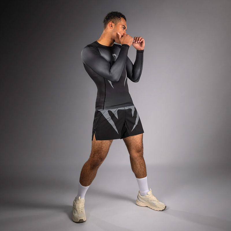 Rashguard longsleeve męski Venum No Gi Rashguards black/silver grey 2