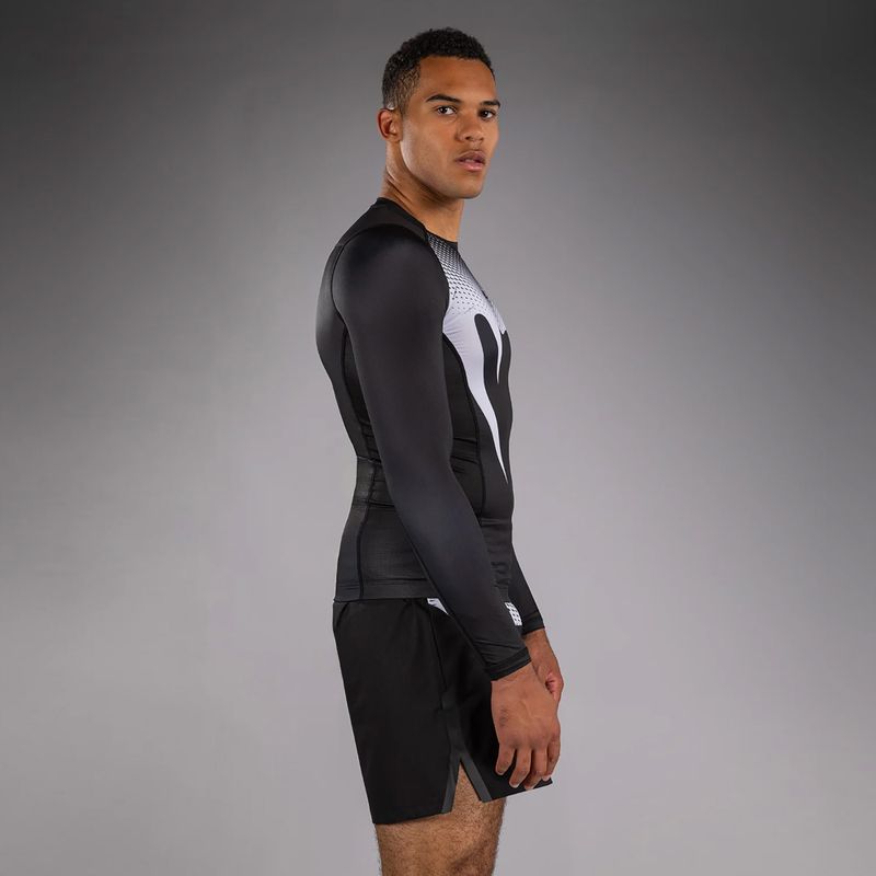 Rashguard longsleeve męski Venum No Gi Rashguards black/white 4