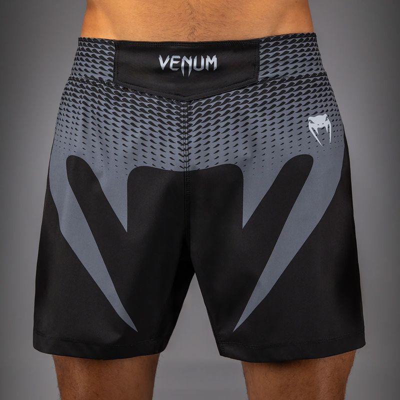 Spodenki treningowe męskie Venum No Gi black/silver grey 6