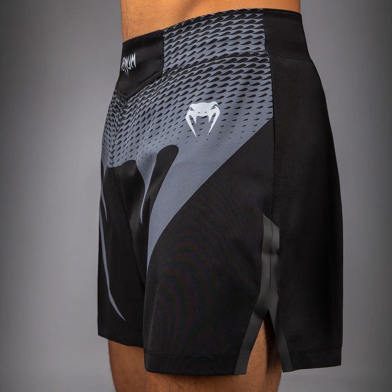 Spodenki treningowe męskie Venum No Gi black/silver grey 8