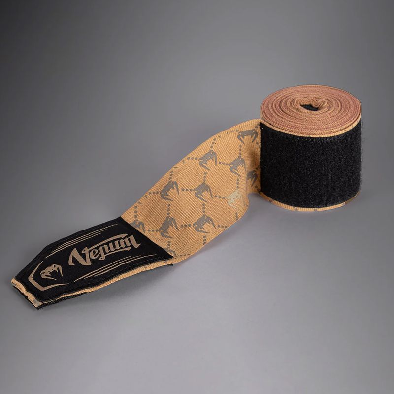 Bandaże bokserskie Venum Monogram Hand Wraps Advanced 250 cm sand 3