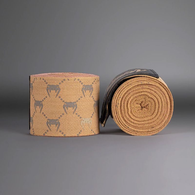 Bandaże bokserskie Venum Monogram Hand Wraps Advanced 400 cm sand 2
