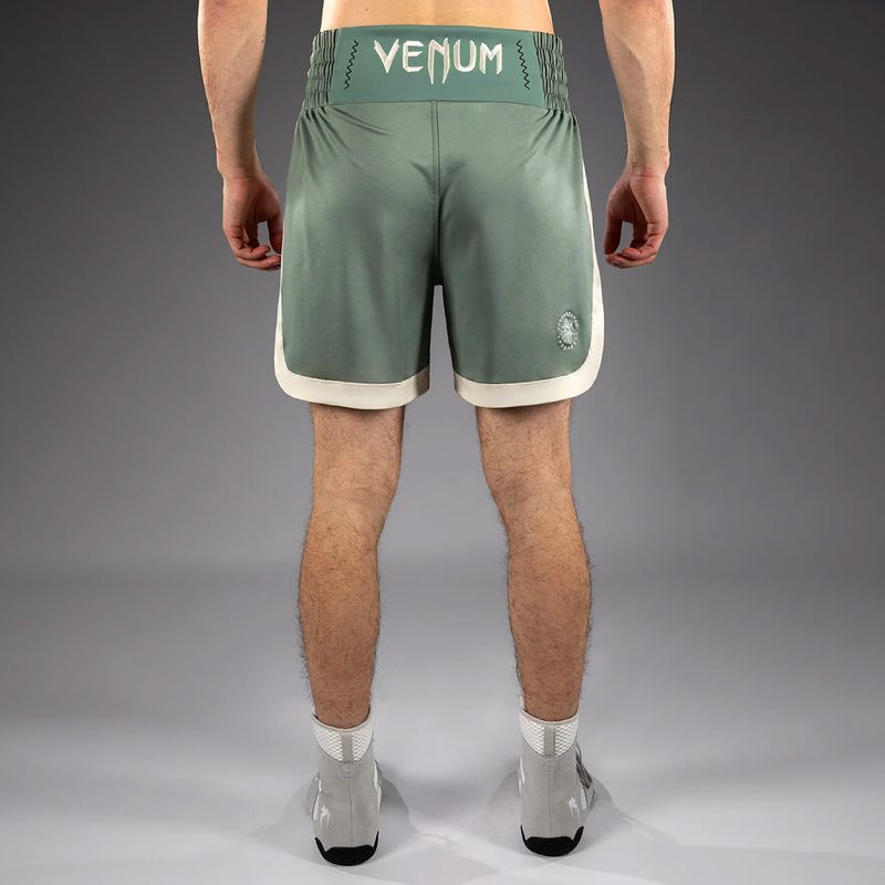 Spodenki treningowe męskie Venum Classic Boxing aqua green/ivory 2