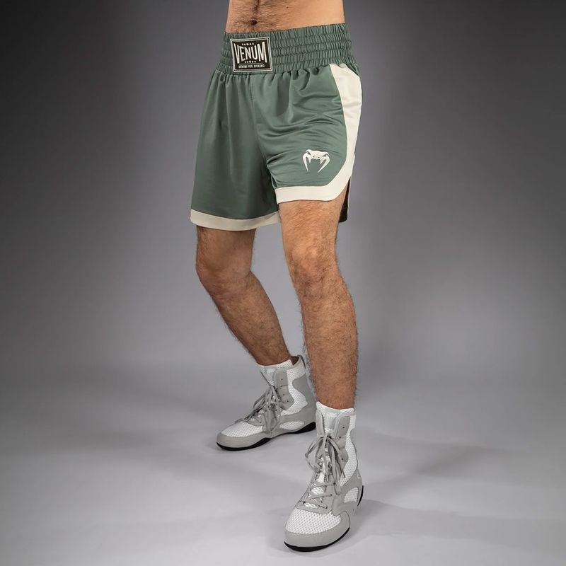 Spodenki treningowe męskie Venum Classic Boxing aqua green/ivory 3