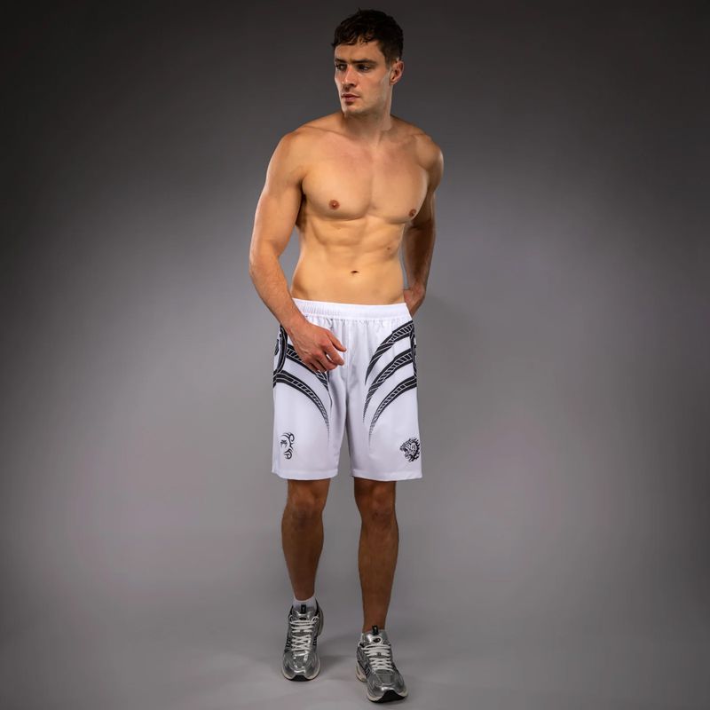 Spodenki treningowe męskie Venum x Mike Tyson Tiger Training optical white/deep black 2