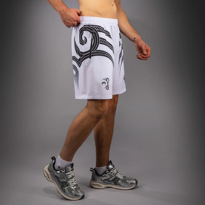 Spodenki treningowe męskie Venum x Mike Tyson Tiger Training optical white/deep black 3