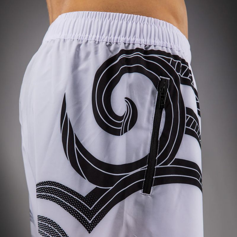 Spodenki treningowe męskie Venum x Mike Tyson Tiger Training optical white/deep black 5