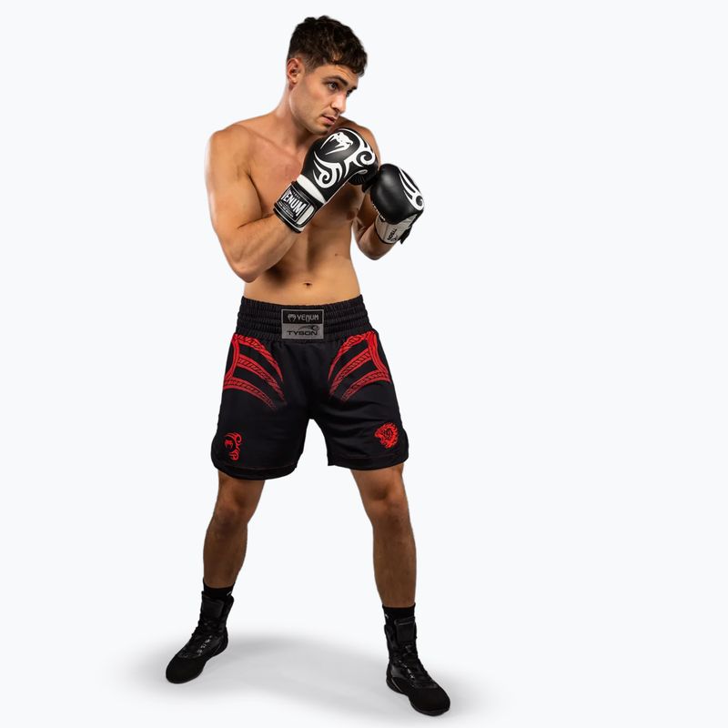 Spodenki treningowe męskie Venum x Mike Tyson Tiger deep black/intense red 2