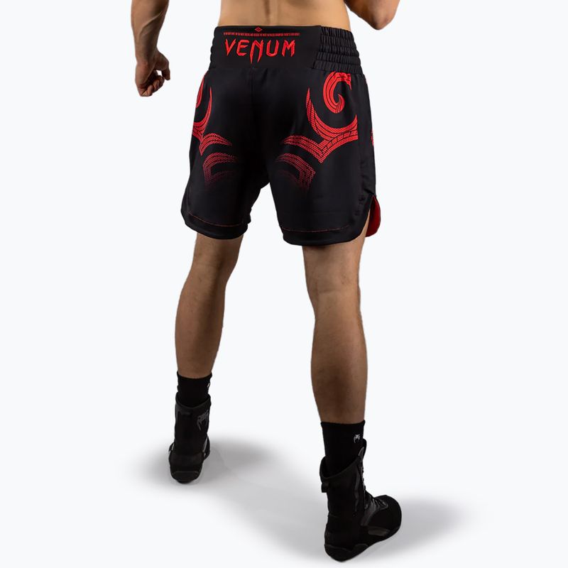 Spodenki treningowe męskie Venum x Mike Tyson Tiger deep black/intense red 3