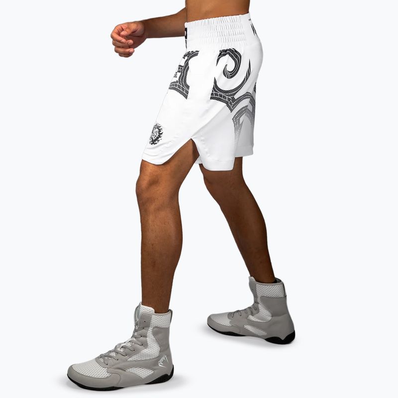 Spodenki treningowe męskie Venum x Mike Tyson Tiger optical white/deep black 4