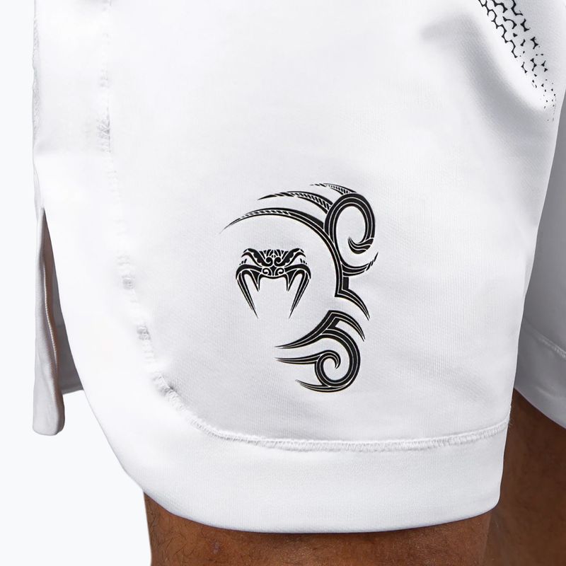 Spodenki treningowe męskie Venum x Mike Tyson Tiger optical white/deep black 7