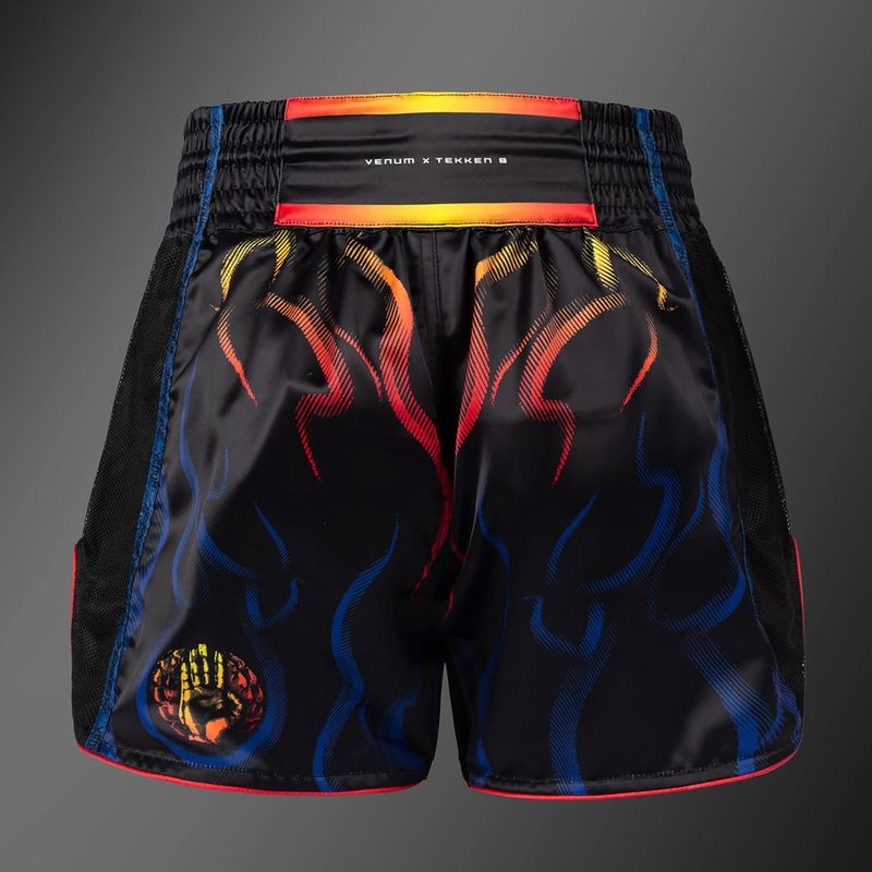Spodenki treningowe męskie Venum x TEKKEN 8 Yoshimitsu Muay Thai black/orange 2