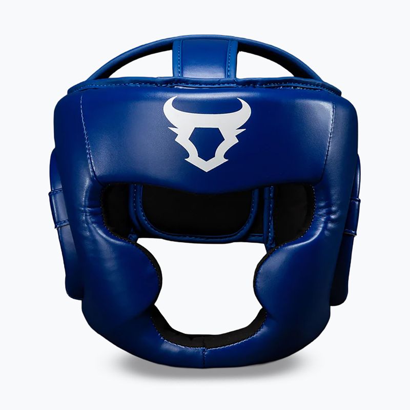 Kask bokserski Venum Ringhorns Charger Headgear navy blue/red