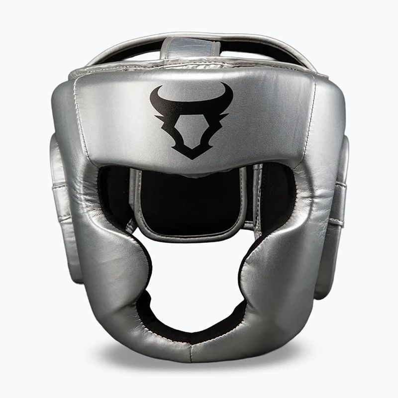 Kask bokserski Venum Ringhorns Charger Headgear silver/black