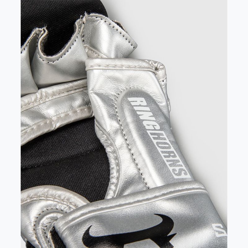 Rękawice bokserskie Venum Ringhorns Charger Boxing silver/black 5