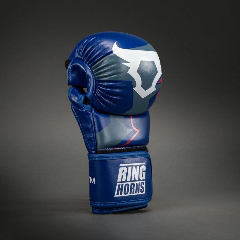 Rękawice sparingowe Venum Ringhorns Charger navy blue/red 3