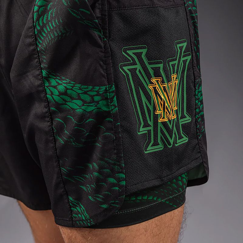 Spodenki treningowe męskie Venum Matupa Training black/green/gold 5