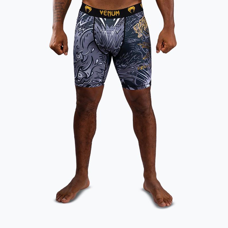 Spodenki treningowe męskie Venum Wolf Atak Vale Tudo Shorts black/grey