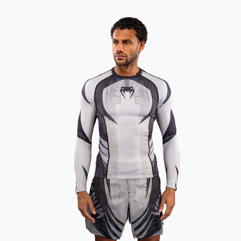 Rashguard męski długi rękaw Venum Galactic 3.0 Rashguard LS off white/black
