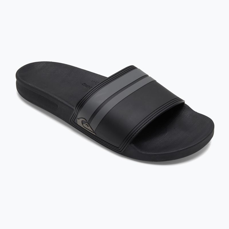 Klapki męskie Quiksilver Rivi Slide black/black/grey 9