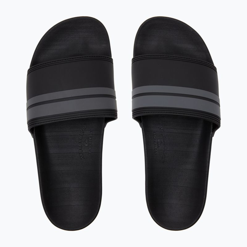 Klapki męskie Quiksilver Rivi Slide black/black/grey 12