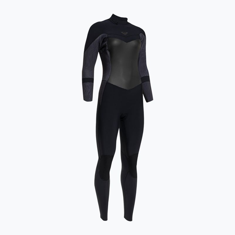 Pianka do pływania damska ROXY 4/3 mm Syncro Back Zip GBS jet/black