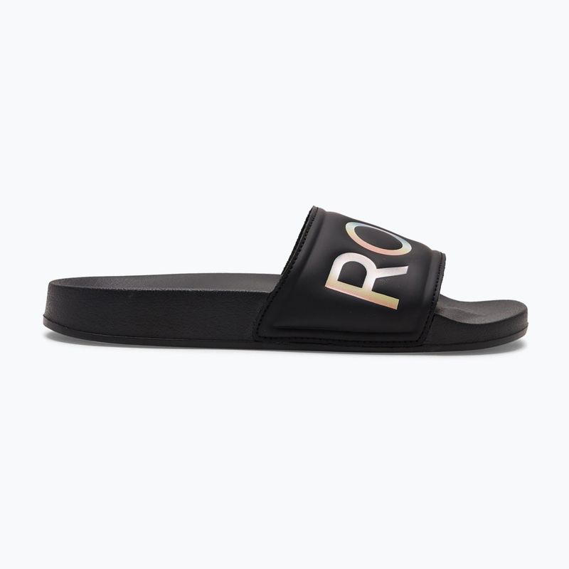 Klapki damskie ROXY Slippy II black geo 2