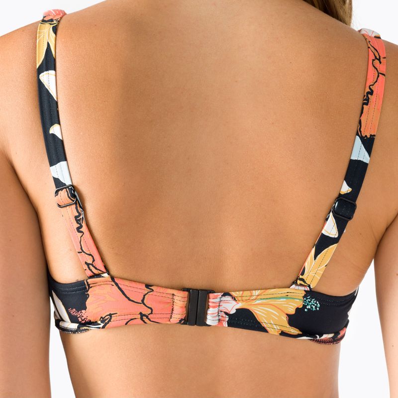 Góra od stroju kąpielowego ROXY Beach Classics Underwired D-Cup anthracite/island vibes 4