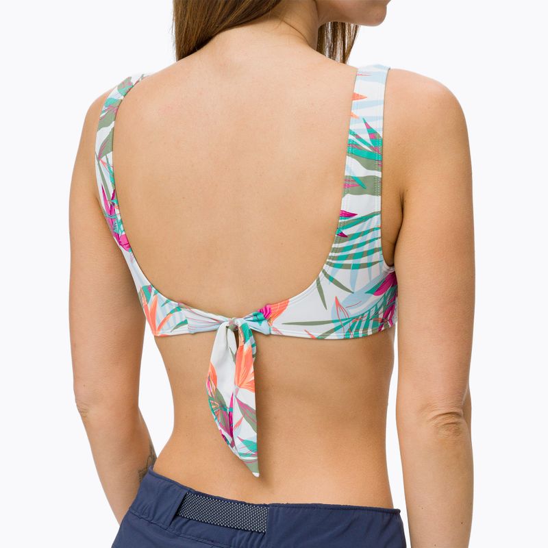 Góra od stroju kąpielowego ROXY Beach Classics Elongated Triangle bright white/floral of paradis 4