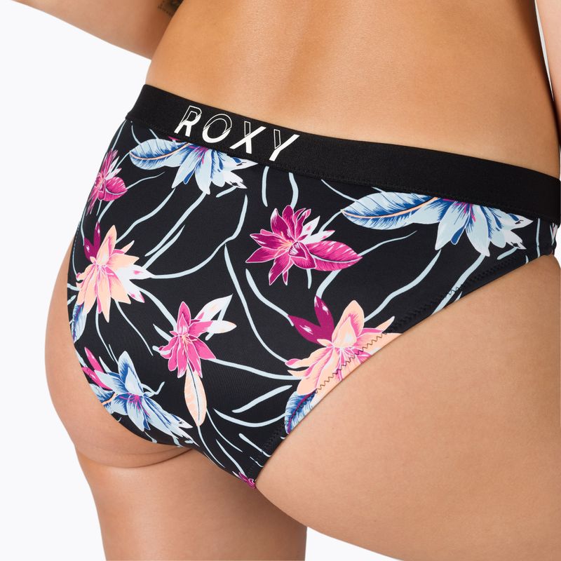 Dół od stroju kąpielowego ROXY Active anthracite/floral flow 5