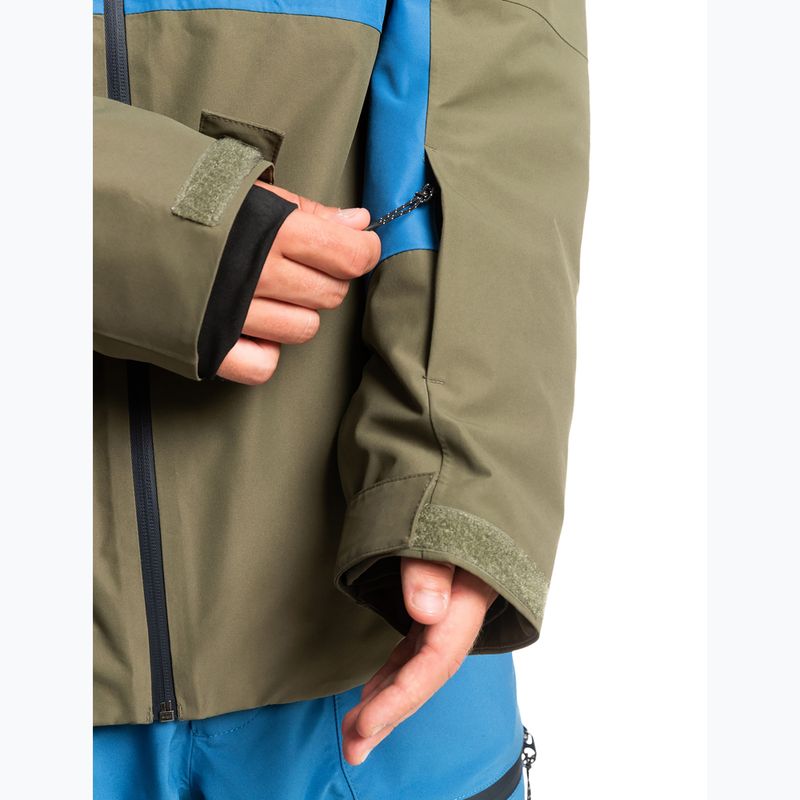Kurtka snowboardowa męska Quiksilver Muldrow grape leaf 8