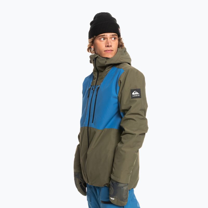 Kurtka snowboardowa męska Quiksilver Muldrow grape leaf 18