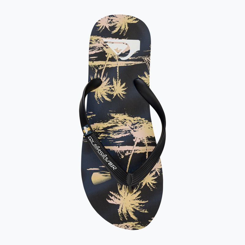 Japonki męskie Quiksilver Molokai Air Flow black/grey/black 6