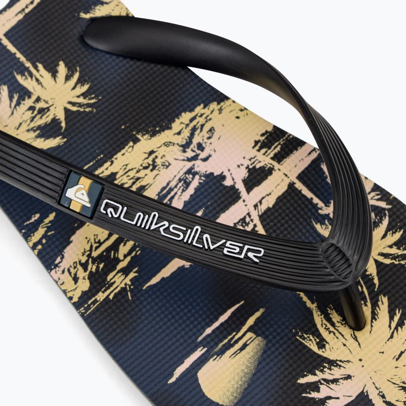 Japonki męskie Quiksilver Molokai Air Flow black/grey/black 8