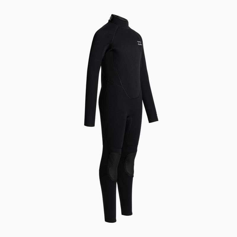 Pianka do pływania dziecięca Billabong 4/3 mm Intruder Back Zip black