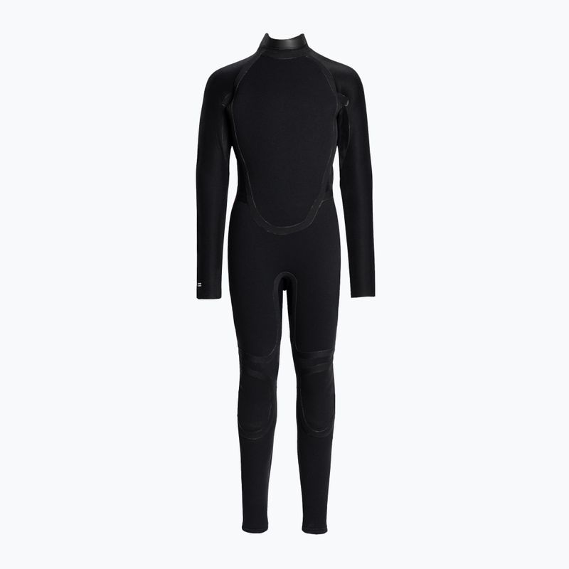 Pianka do pływania dziecięca Billabong 4/3 mm Intruder Back Zip black 4