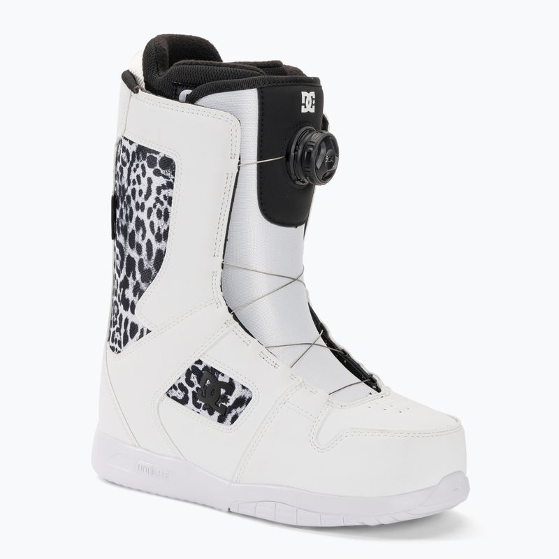 Buty snowboardowe damskie DC Phase Boa W white/black print