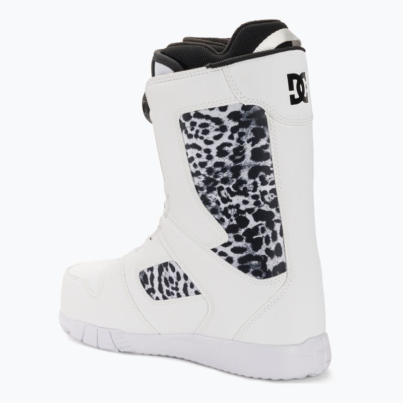 Buty snowboardowe damskie DC Phase Boa W white/black print 2