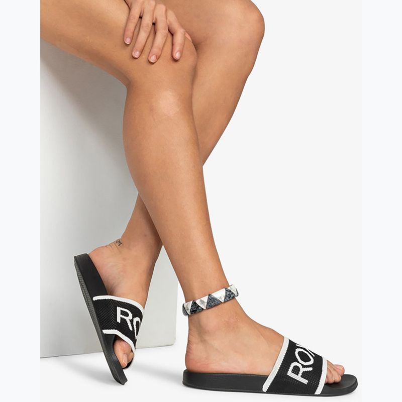 Klapki damskie ROXY Slippy Knit black 12