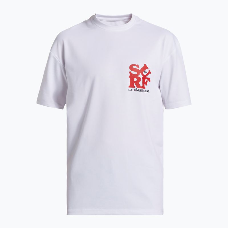 Koszulka dziecięca Quiksilver Everyday Surf UPF50 white/black 6