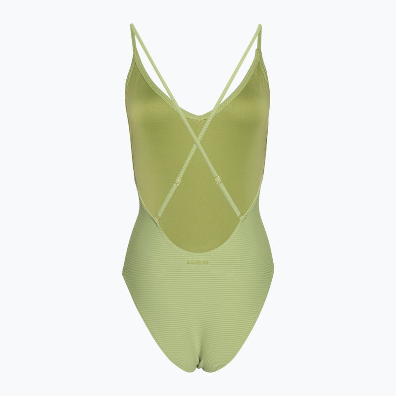 Strój kąpielowy jednoczęściowy damski Billabong Tanlines Sage palm green 2