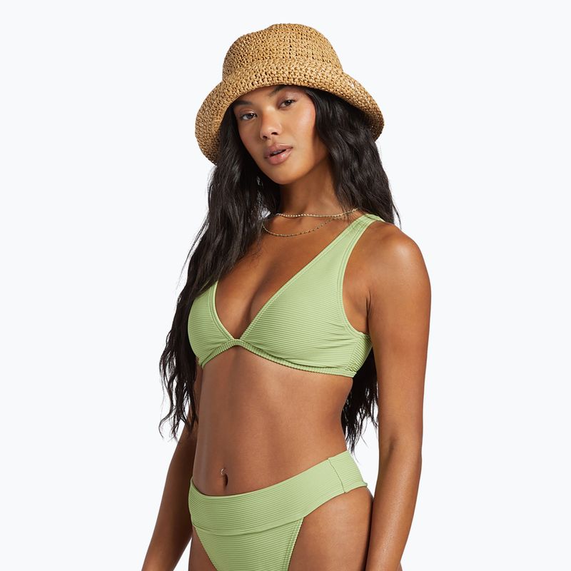 Góra od stroju kąpielowego Billabong Tanlines Ava Tank palm green 3