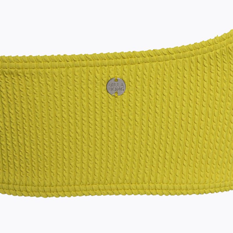 Góra od stroju kąpielowego Billabong Summer High Lilly One Shoulder tart lime 3