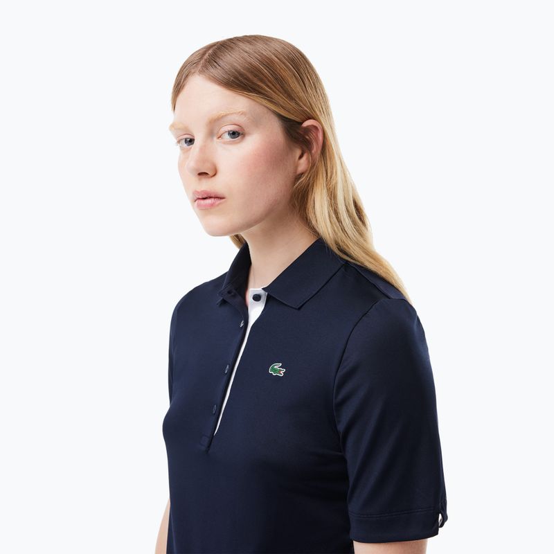 Koszulka polo damska Lacoste PF5179 navy blue/white 3