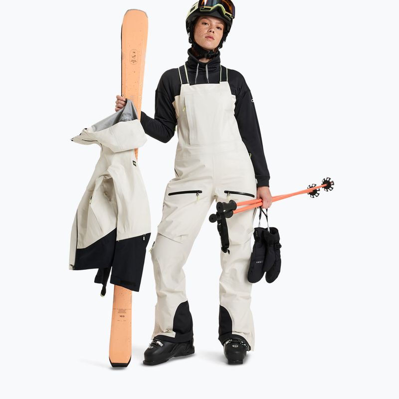 Spodnie snowboardowe damskie ROXY Gore-Tex Lunalite 3L Bib buttercream 2