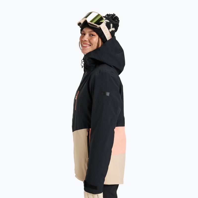 Kurtka snowboardowa damska ROXY Peakside true black 4